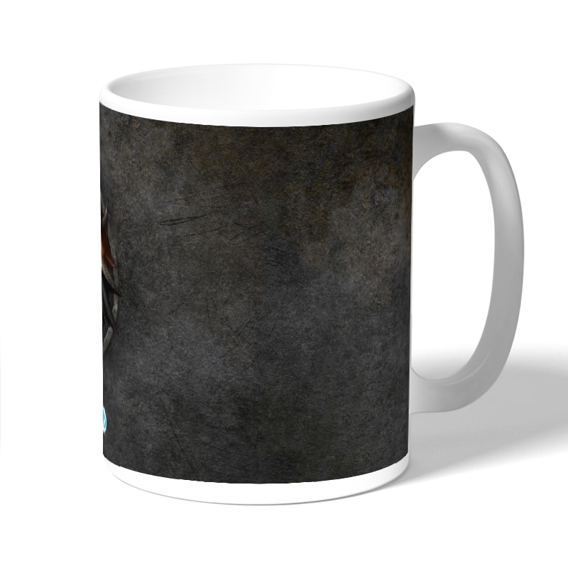 كوب قهوة بتصميم شعار ذا ويتشر كوب قهوة بتصميم شعار ذا ويتشر