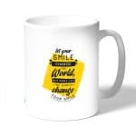 كوب قهوة بتصميم عبارات انجليزيه