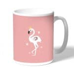 كوب قهوة بتصميم فلامنجو بتاج