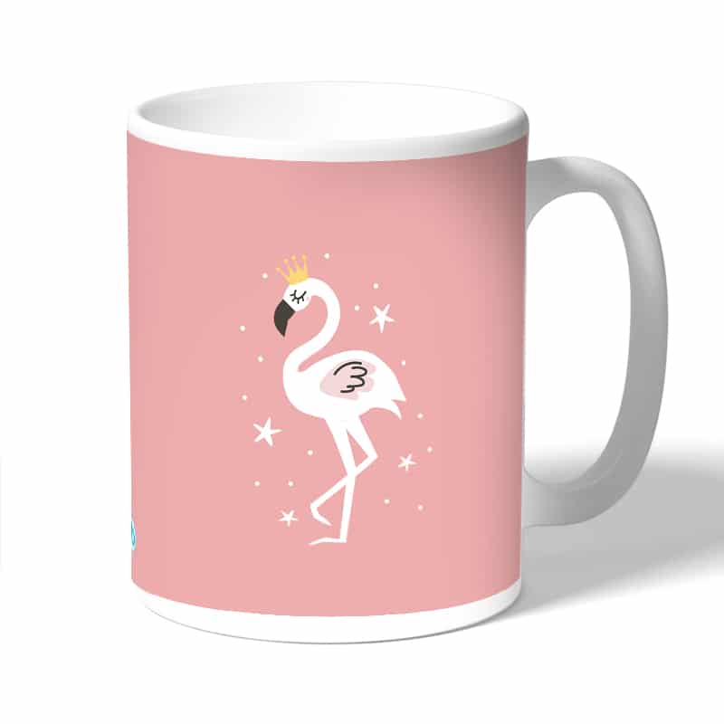 كوب قهوة بتصميم فلامنجو بتاج كوب قهوة بتصميم فلامنجو بتاج