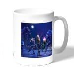 كوب قهوة بتصميم فورت نايت زومبي