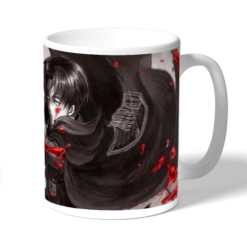 كوب قهوة بتصميم قتال ليفاي هجوم العمالقة كوب قهوة بتصميم قتال ليفاي هجوم العمالقة