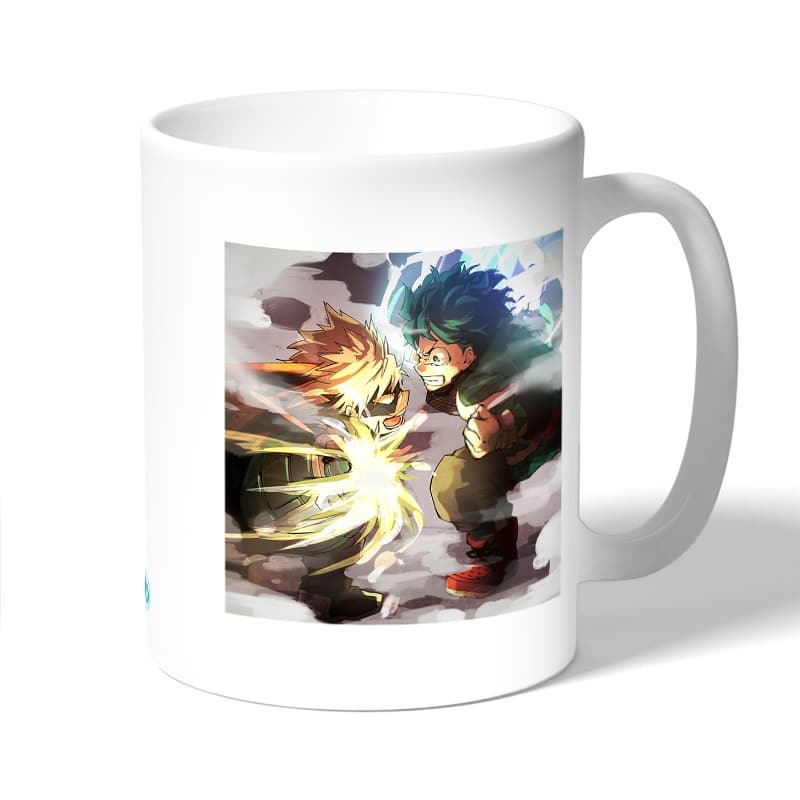 كوب قهوة بتصميم قتال ميدوريا ضد باكوغو كوب قهوة بتصميم قتال ميدوريا ضد باكوغو