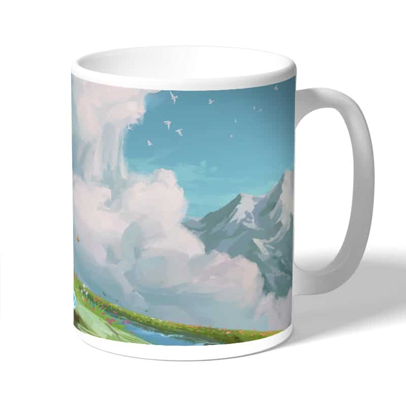 كوب قهوة بتصميم قلعه هاول المتحركة كوب قهوة بتصميم قلعه هاول المتحركة