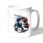 كوب قهوة بتصميم قوة تنفس الماء قاتل الشياطين