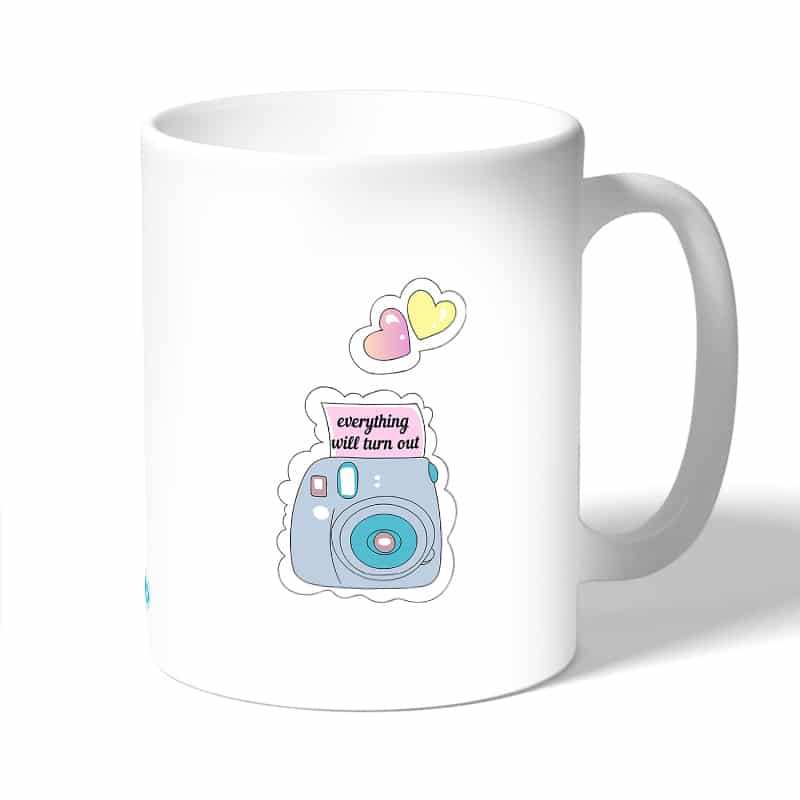 كوب قهوة بتصميم كرتون كاميرا كوب قهوة بتصميم كرتون كاميرا