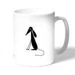 كوب قهوة بتصميم كلب كرتوني