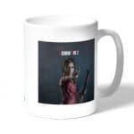 كوب قهوة بتصميم كلير رزدنت إيفل 2