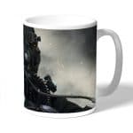 كوب قهوة بتصميم  لعبة ديث ستراندنغ