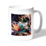 كوب قهوة بتصميم معركه في أكاديميتي للأبطال