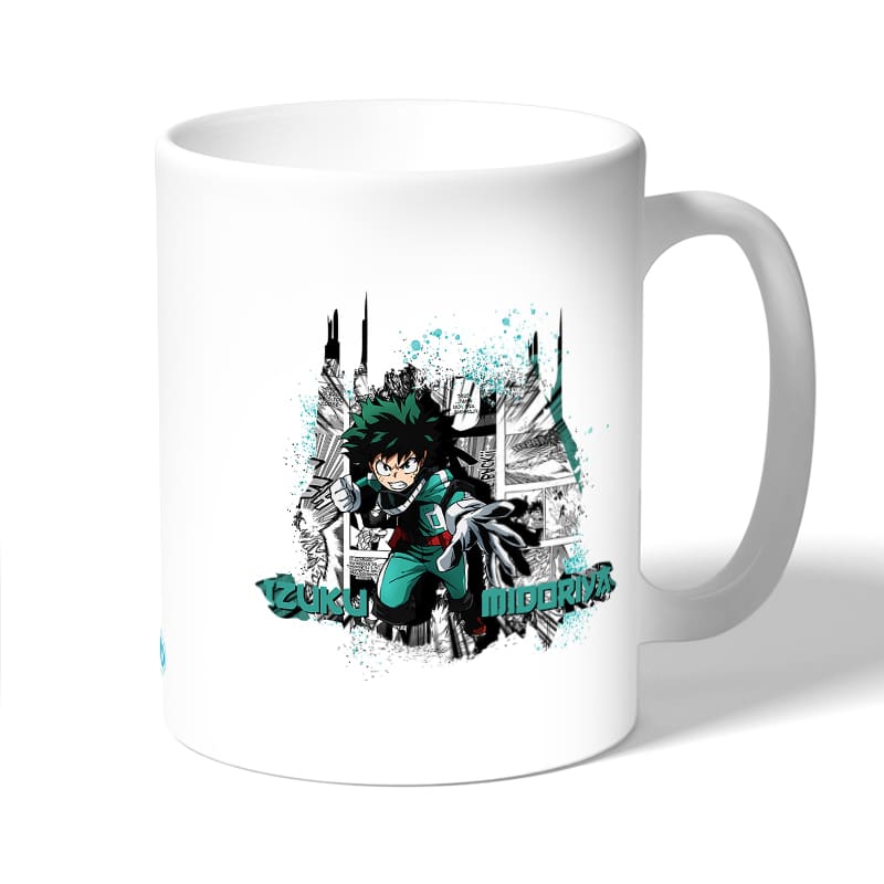 كوب قهوة بتصميم ميدوريا مانجا أكاديميتي للأبطال كوب قهوة بتصميم ميدوريا مانجا أكاديميتي للأبطال