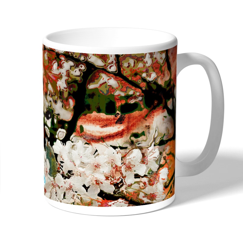 كوب قهوة بتصميم ورود كوب قهوة بتصميم ورود