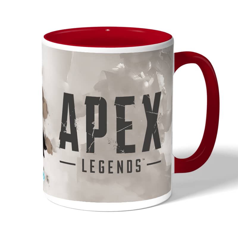 كوب قهوة بمقبض احمر بتصميم أبيكس ليجندز بلد هاوند كوب قهوة بمقبض احمر بتصميم أبيكس ليجندز بلد هاوند