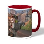 كوب قهوة بمقبض احمر بتصميم أبيكس ليجندز سلاح