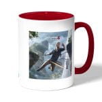 كوب قهوة بمقبض احمر بتصميم أنشارتد 4  نيثن دريك