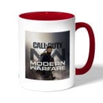 كوب قهوة بمقبض احمر بتصميم احتراف لعبه كول أوف ديوتي