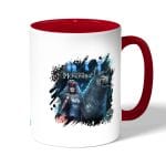 كوب قهوة بمقبض احمر بتصميم الاميرة مونونوكي في الغابة