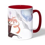 كوب قهوة بمقبض احمر بتصميم الجميلة نيزوكو قاتل الشياطين