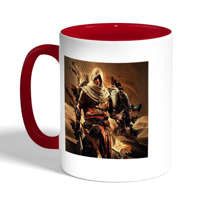 كوب-قهوة-بمقبض-احمر-بتصميم-الطائرمع-الصقر-أساسنز-كريد-2