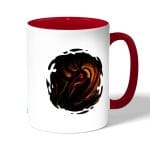 كوب قهوة بمقبض احمر بتصميم اوبيتو اوتشيها انمي ناروتو