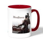 كوب قهوة بمقبض احمر بتصميم  بلود بورن