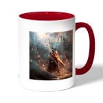 كوب قهوة بمقبض احمر بتصميم بندقية هجوميه باتل فيلد