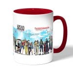 كوب قهوة بمقبض احمر بتصميم تشابك الأيدي كل الانميات