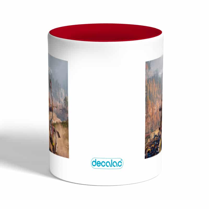 كوب-قهوة-بمقبض-احمر-بتصميم-رماية-أسهم-إلوي-هورايزن-زيرو-داون-1