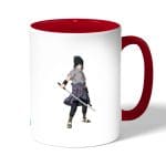 كوب قهوة بمقبض احمر بتصميم ساسكي من ناروتو