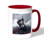 كوب قهوة بمقبض احمر بتصميم سيف جيرالت ذا ويتشر 3 وايلد هانت