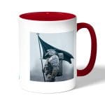 كوب قهوة بمقبض احمر بتصميم شياطين هومو ديث ستراندنغ