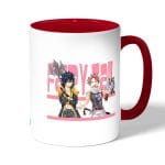 كوب قهوة بمقبض احمر بتصميم غراي وناتسو فيري تيل