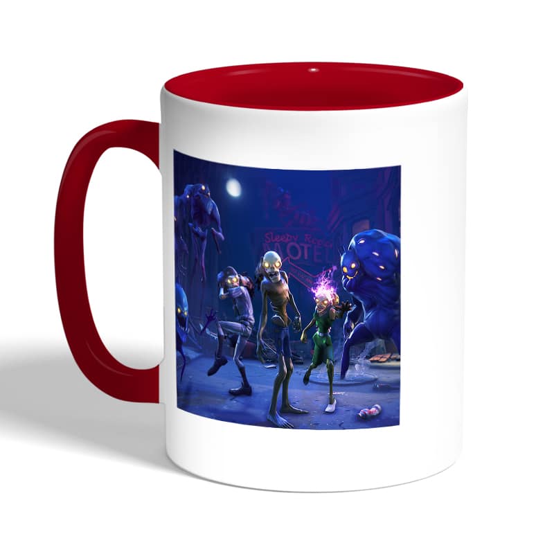 كوب-قهوة-بمقبض-احمر-بتصميم-فورت-نايت-زومبي-2