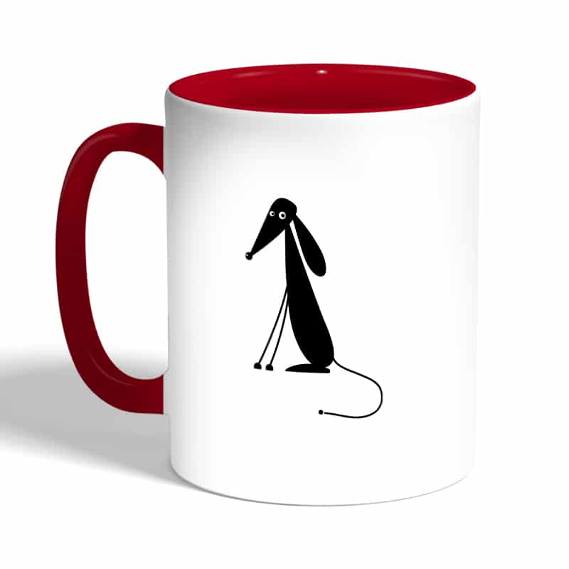 كوب-قهوة-بمقبض-احمر-بتصميم-كلب-كرتوني-2