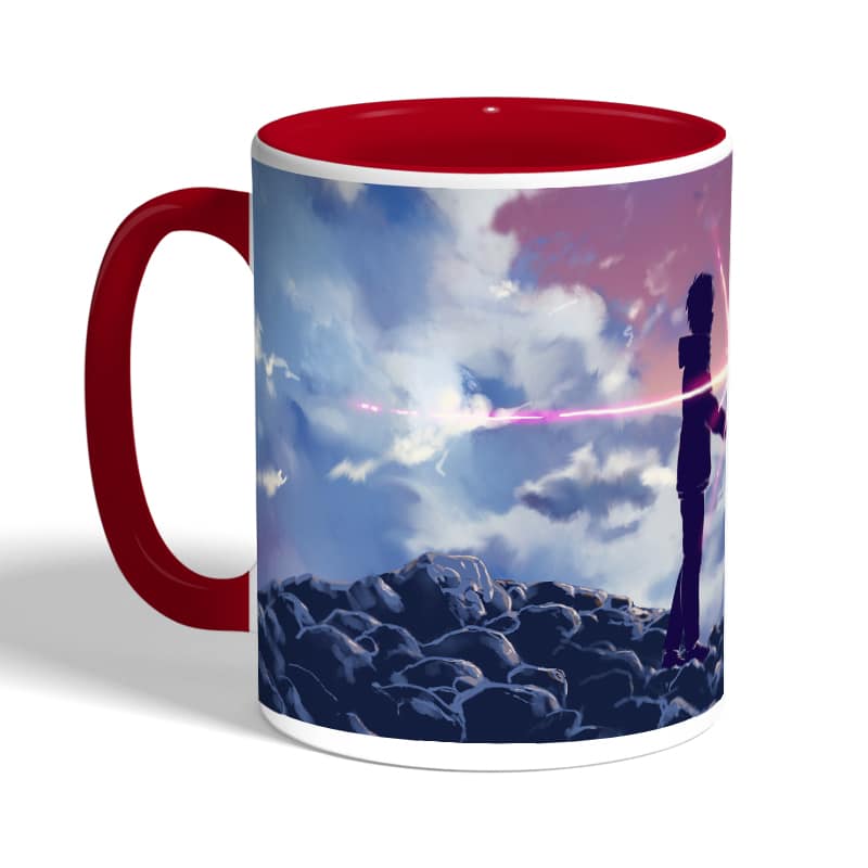 كوب-قهوة-بمقبض-احمر-بتصميم-لحظه-اللقاء-انمي-أسمك-2