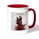 كوب قهوة بمقبض احمر بتصميم لعبه بلود بورن