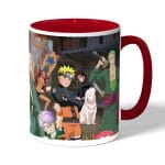 كوب قهوة بمقبض احمر بتصميم ميدوريا وباكوغو واوول مايت