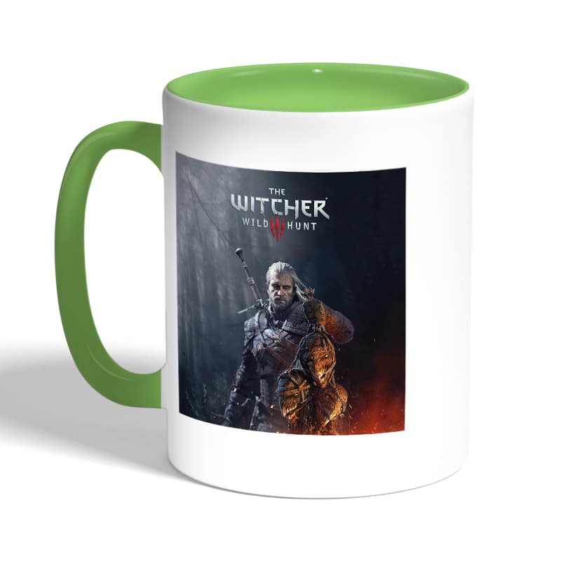 كوب-قهوة-بمقبض-اخضر-بتصميم-الامساك-برؤوس-الوحوش-ذا-ويتشر-3-وايلد-هانت-2