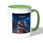 كوب قهوة بمقبض اخضر بتصميم الجميله إلوي هوريزن زيرو دون