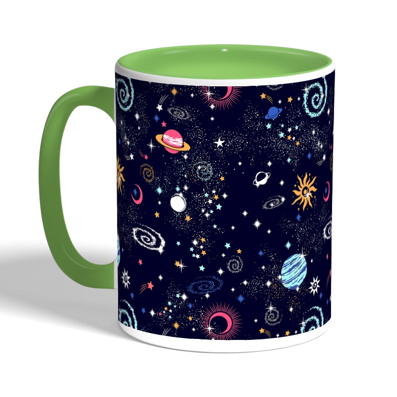 كوب-قهوة-بمقبض-اخضر-بتصميم-الفضاء-والمجرة-2