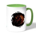 كوب قهوة بمقبض اخضر بتصميم اوبيتو اوتشيها انمي ناروتو