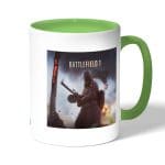 كوب قهوة بمقبض اخضر بتصميم باتلفيلد 1 MG08