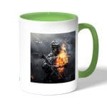 كوب قهوة بمقبض اخضر بتصميم باتلفيلد 3