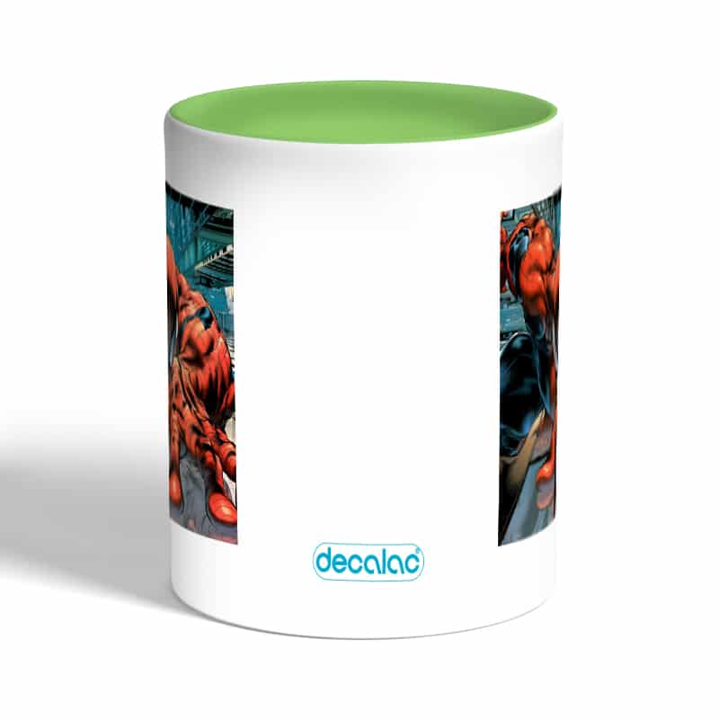 كوب-قهوة-بمقبض-اخضر-بتصميم-تسلق-الجدران-سبايدر-مان-1