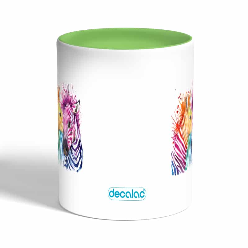 كوب-قهوة-بمقبض-اخضر-بتصميم-حمار-وحشي-ملون-1