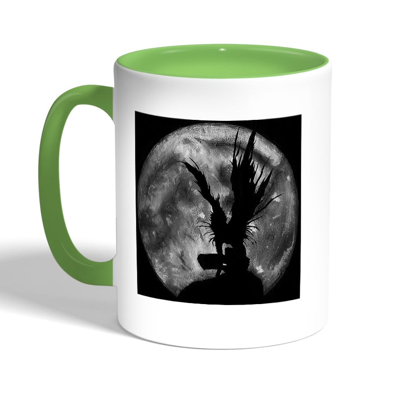 كوب-قهوة-بمقبض-اخضر-بتصميم-ديث-نوت-الشيطان-ريوك-2