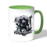 كوب قهوة بمقبض اخضر بتصميم ديث نوت ذكريات ريوك