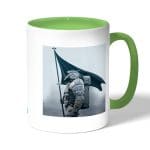 كوب قهوة بمقبض اخضر بتصميم شياطين هومو ديث ستراندنغ