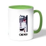 كوب قهوة بمقبض اخضر بتصميم منظمة الأكاتسكي انمي ناروتو