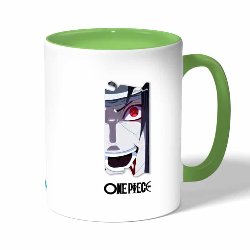 كوب قهوة بمقبض اخضر بتصميم منظمة الأكاتسكي انمي ناروتو كوب قهوة بمقبض اخضر بتصميم منظمة الأكاتسكي انمي ناروتو